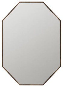 Καθρέπτης τοίχου Ursula Μegapap χρώμα καρυδί 45x2x70εκ.