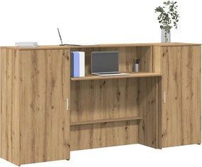 vidaXL Γραφείο υποδοχής 200x50x103,5 εκ. Επεξεργασμένο Ξύλο