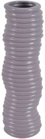 Βάζο Ανάγλυφο 832804 17,6x14,3x57,5cm Grey Ankor Ceramic