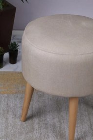 Stewehome Πολυλειτουργικό πουφ κάθισμα με στρογγυλό σχήμα και ρετρό στυλ