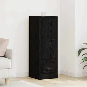 vidaXL Υψηλή ντουλάπα Μαύρη Δρυς Μαύρη Οξυά 36 x 35.5 x 103.5 εκ