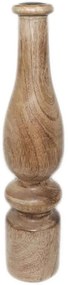 Κηροπήγιο Bolh 026535 8x8x36cm Natural Wood