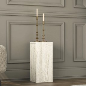 Βοηθητικό Τραπεζάκι Τραβερτίνη ACLON 20x18.2x45