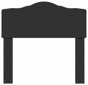 vidaXL Κεφαλάρι Μαύρη Οξυά 100 cm Επεξεργασμένο ξύλο