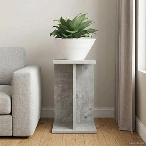 vidaXL Βάση φυτών Σκυρόχρωμο Γκρι 25 x 25,5 x 40,5 εκ.