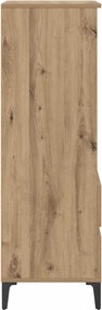 vidaXL Highboard Artisan Δρυς 40 x 36 x 110 εκ. Επεξεργασμένο Ξύλο