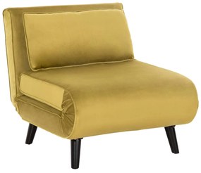 Πολυθρόνα - Κρεβάτι BRAXTON C8425.23 Λαδί Βελούδο 78x88x78Υ εκ. 78x88x78 εκ.