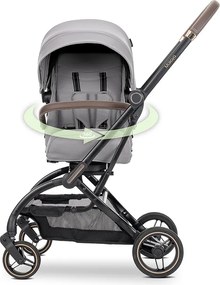 BABY STROLLER MAKAYA GREY UP TO 22KGS WITH ROTATIO