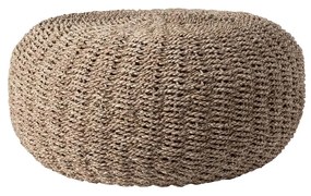 Pouf S Line χειροποίητο στρογγυλό S1681-00N3