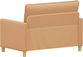 vidaXL Καναπές Μπεζ 126 x 81 x 87,5 εκ Ύφασμα