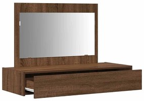 vidaXL Τραπέζι περιποίησης Καφέ 100 x 40 x 70 εκ. Επεξεργασμένο ξύλο