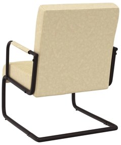 Καρέκλα «Πρόβολος» Κρεμ από Συνθετικό Δέρμα - Κρεμ