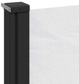 vidaXL Σκίαστρο Πλαϊνό Συρόμενο Λευκό 180 x 600 εκ.