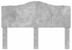 vidaXL Κεφαλάρι Σκυρόδεμα Γκρι 140 cm Επεξεργασμένο ξύλο