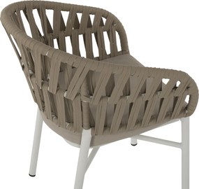 ΠΟΛΥΘΡΟΝΑ ΑΛΟΥΜΙΝΙΟΥ ΛΕΥΚΗ ΜΕ ΣΧΟΙΝΙ ΜΠΕΖ 57x56x78Y εκ.HM5857.02