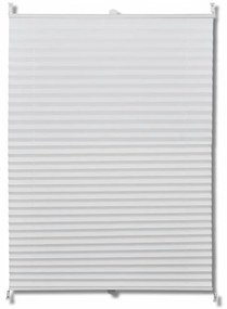 vidaXL Πλισέ ρόλερ σκίασης 50x125cm Λευκό