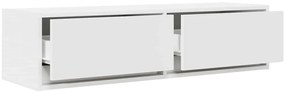 vidaXL Ντουλάπι Τηλεόρασης Λευκό 100x31x25,5 εκ Επεξεργασμένο Ξύλο