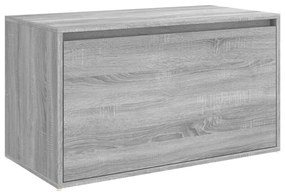 vidaXL Πάγκος Χολ Γκρι Sonoma 80 x 40 x 45 εκ. από Επεξεργασμένο Ξύλο