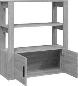 vidaXL Ντουλάπι Γκρι Sonoma 80x30x90 εκ. από Επεξεργασμένο Ξύλο