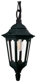 Κρεμαστό Φωτιστικό Οροφής E27 60W IP44 Μαύρο Parish PR9-BLACK Elstead Lighting PR9-BLACK Μαύρο