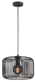 Κρεμαστό Φωτιστικό Οροφής Μαύρο Cage 860868 Fischer Honsel-860868-Μαύρο 860868