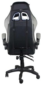 Gaming Πολυθρόνα Bf7850 Pu Μαύρο/Γκρι . Διάσταση: 63x70x117/127cm