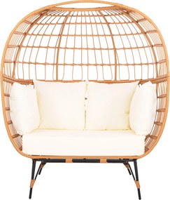 ΠΟΛΥΘΡΟΝΑ ΦΩΛΙΑ MIAMI 2 ΑΤΟΜΩΝ ΤΥΠΟΥ RATTAN HM5870.11 132.5x90x154Υεκ