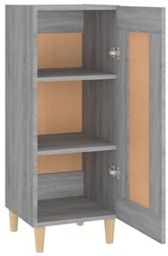 vidaXL Ντουλάπι Γκρι Sonoma 34,5x34x90 εκ. από Επεξεργασμένο Ξύλο