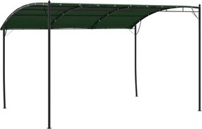 vidaXL Κιόσκι 4 x 3 x 2,55 m Πράσινο