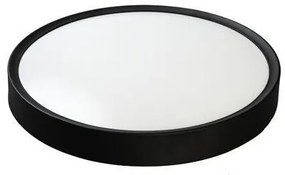 Πλαφονιέρα Φωτιστικό Οροφής LED 36W 3CCT Φ48,5cm Plus Eurolamp-144-51024-Μαύρο 144-51024