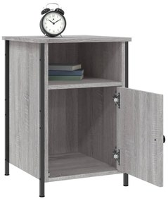 vidaXL Κομοδίνα 2 τεμ. Γκρι Sonoma 40x42x60εκ. από Επεξεργασμένο Ξύλο