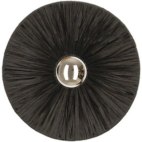 Φωτιστικό Τοίχου - Απλίκα 25455 Φ25cm 1xE27 20W Black