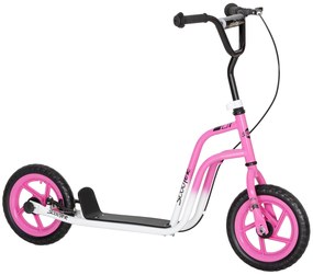 Πατίνι AIYAPLAY για Παιδιά με Ρυθμιζόμενο Τιμόνι, Μεγάλοι Τροχοί, Σταντ Παρκαρίσματος, Χειρόφρενο, για Παιδιά Ηλικίας 5-12 Ετών, Ροζ