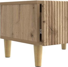 vidaXL Ντουλάπι TV 147 x 34,5 x 30 εκ Artisan Δρυς Επεξεργασμένο Ξύλο
