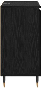 vidaXL Πλαϊνό γραφείο Μαύρη Οξυά 60 x 35 x 70 cm Επεξεργασμένο Ξύλο