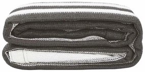 vidaXL Χαλί Σκηνής Ανθρακί / Λευκό 400 x 400 εκ. από HDPE