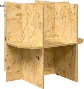 vidaXL Terrarium Καφέ 50 x 50 x 130 εκ OSB