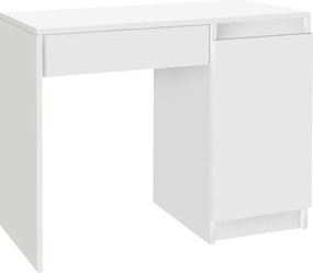 Τουαλέτα με καθρέπτη Huma Megapap χρώμα λευκό 90x45x118,2εκ.