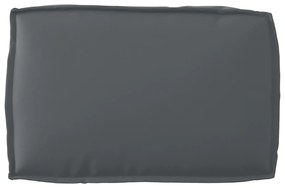vidaXL Μαξιλάρι Πλάτης Ανθρακί 60 x 40 x 12 cm