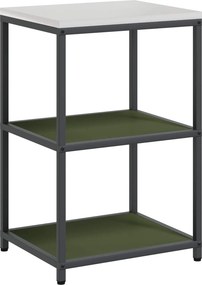 vidaXL Ράφι Κουζίνας HATTEM Λαδί 60 x 50 x 92 εκ Ατσάλι