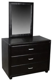 Τουαλέτα JAZZ με Καθρέπτη απο PU Καφέ 97x53.5x159Υ εκ. 97x53.5x159 εκ.