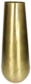 Βάζο ArteLibre Χρυσό Μέταλλο 17.5x17.5x47cm
