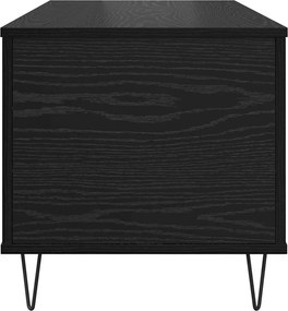 vidaXL Τραπεζάκι σαλονιού Μαύρη δρυς 90 x 44.5 x 45 εκ.