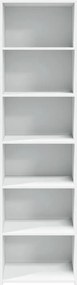 vidaXL Ντουλάπι Λευκό 50x41x185 εκ. Επεξεργασμένο Ξύλο