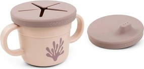 Παιδικό Ποτήρι Done By Deer Με Λάβες+Στόμιο Wally Powder