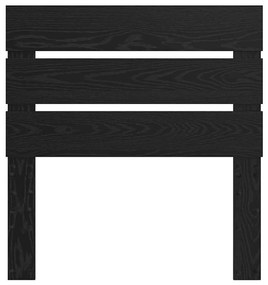 vidaXL Κεφαλάρι Μαύρη Οξυά 90 cm Επεξεργασμένο ξύλο