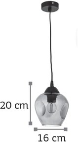 Φωτιστικό οροφής InLight 4474-Μαύρο