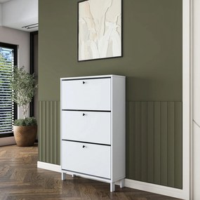 Παπουτσοθήκη Λευκό CUGRER 75x25x119.8
