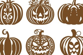 Σετ των 2 Intra απο ξύλο plywood 3mm-4mm πάχος – Σετ κολοκύθας Δίασταση 20x20 cm INTRAFABR-100194629