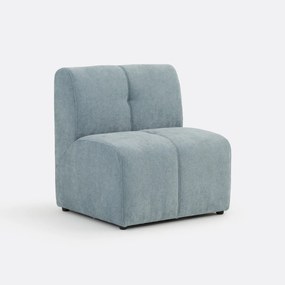 Μονό κάθισμα τραπεζαρίας από λεπτό chenille, ANETA